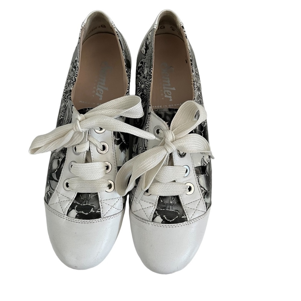 Stylish White and Black Women's Shoes